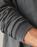 Men's Long Sleeve Broken-In Premium Slub Henley - Washed Black